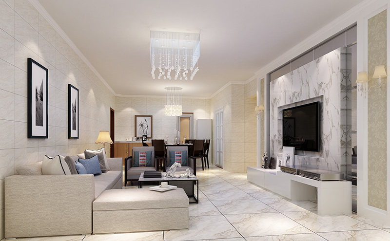 孝感89平的现代风格装修